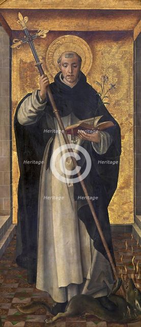 Saint Dominic de Guzmán, between c1493 and c1499. Creator: Pedro Berruguete.