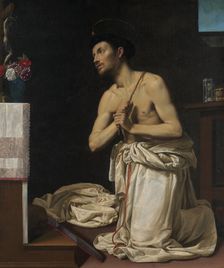 Saint Dominic in Penitence, ca. 1607. Creator: Filippo Tarchiani