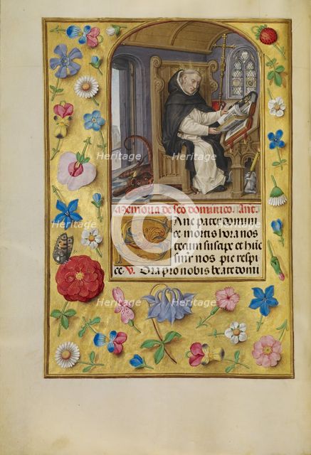 Saint Dominic; Spinola Hours, about 1510-1520. Creator: Master of James IV of Scotland.