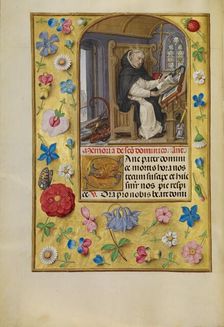 Saint Dominic; Spinola Hours, about 1510-1520. Creator: Master of James IV of Scotland