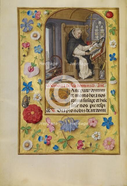 Saint Dominic; Spinola Hours, about 1510-1520. Creator: Master of James IV of Scotland.