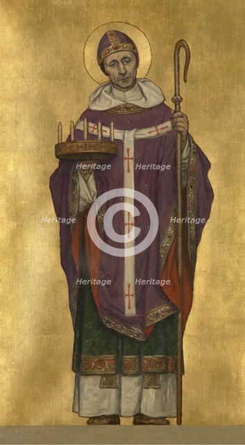 Saint Donatian of Reims, 1889. Creator: Albrecht De Vriendt.