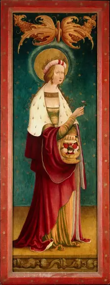 Saint Dorothy, between 1510 and 1530. Creator: Master of the Saint Marein Triptych