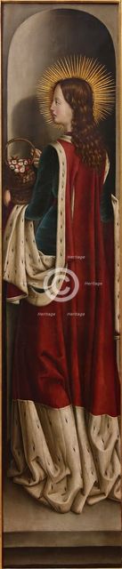 Saint Dorothy, late 15th century. Creators: Basler Meister, Unknown.