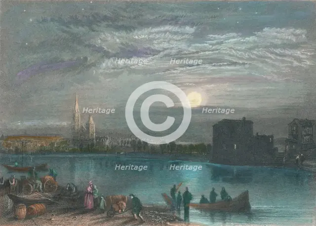 'Saint Denis', 1835. Artist: William Miller.