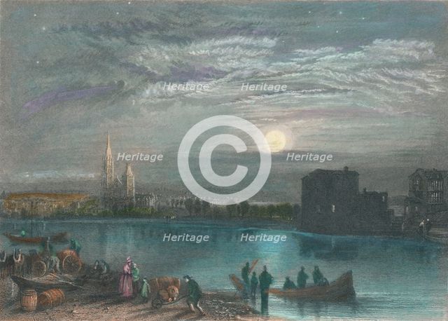'Saint Denis', 1835. Artist: William Miller.