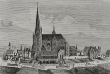 Saint-Denis Abbey, France, 1877. Creator: Unknown