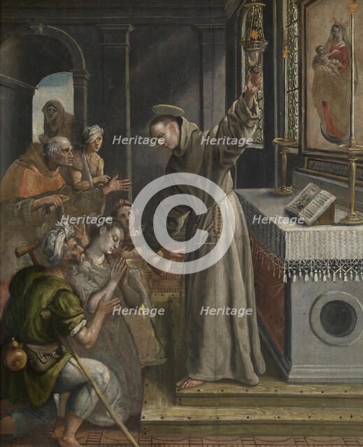 Saint Didacus Heals the Sick c1560-1600. Creator: Martin de Vos.
