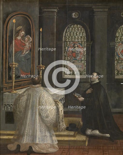 Saint Didacus of Alcalá at Prayers, c1560-1600. Creator: Martin de Vos.