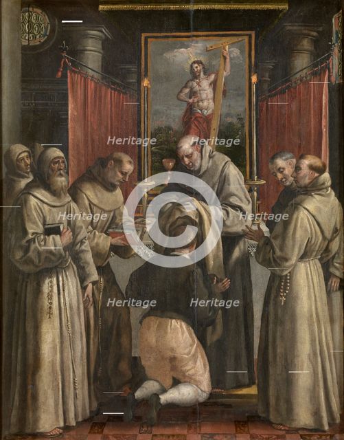 Saint Didacus Receives the Orderly Robe, c1560-1600. Creator: Martin de Vos.