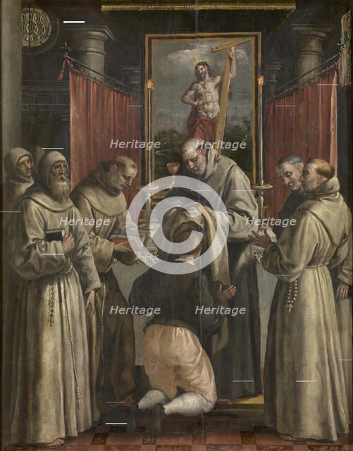 Saint Didacus Receives the Orderly Robe, c1560-1600. Creator: Martin de Vos.