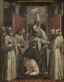 Saint Didacus Receives the Orderly Robe, c1560-1600. Creator: Martin de Vos
