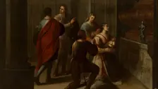 Saint Didacus resuscitating two children, c1729-c1731. Creator: Juan García de Miranda