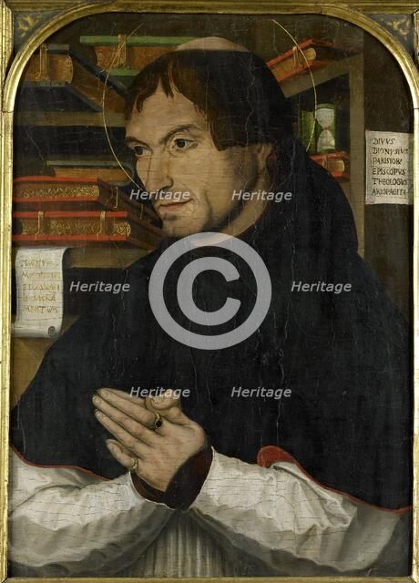 Saint Dionysius the Areopagite in Prayer, 1505-1510. Creator: Anon.