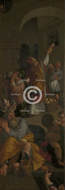 Saint Eligius of Noyon Visits the Prisoners, 1588. Creator: Ambrosius Francken I.