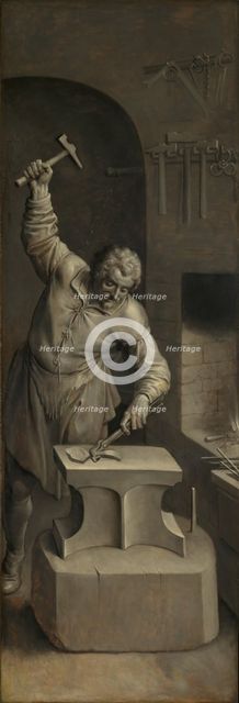 Saint Eligius of Noyon in his Forge, 1588. Creator: Ambrosius Francken I.
