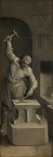 Saint Eligius of Noyon in his Forge, 1588. Creator: Ambrosius Francken I