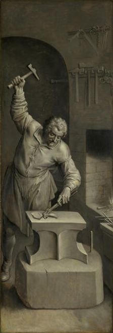 Saint Eligius of Noyon in his Forge, 1588. Creator: Ambrosius Francken I