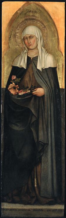 Saint Elizabeth of Thuringia, 1403. Creator: Taddeo di Bartolo (1362/63-1422)