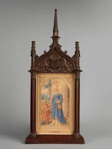 Saint Elizabeth of Thuringia Giving Alms, 1833. Creator: Karl Ballenberger