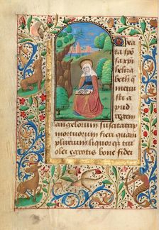 Saint Elizabeth; Prayer Book of Charles the Bold, about 1480-1490. Creator: Unknown