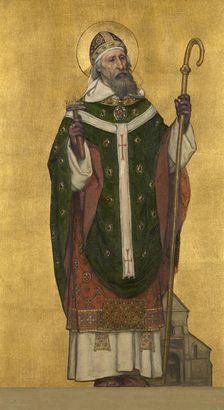 Saint Eloi Bishop of Noyon, 1889. Creator: Albrecht De Vriendt