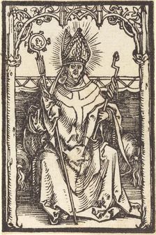 Saint Erasmus, c. 1500. Creator: Albrecht Durer