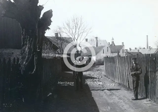 Saint Erik's Alley, Landskrona, Sweden, 1900. Creator: Borg Mesch.