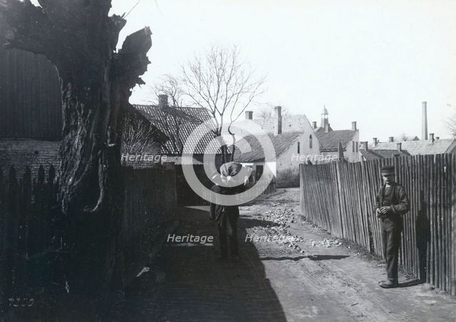 Saint Erik's Alley, Landskrona, Sweden, 1900. Creator: Borg Mesch.