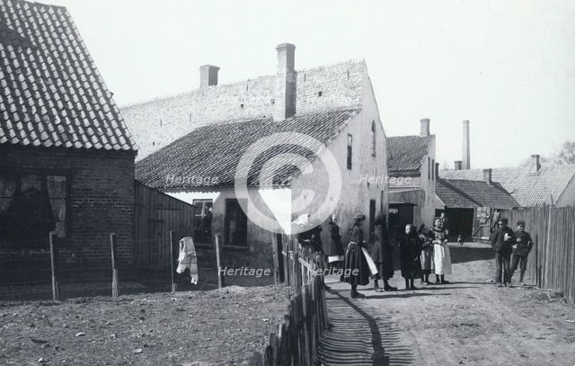 Saint Erik's Alley, Landskrona, Sweden, 1900. Creator: Borg Mesch.
