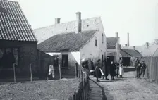 Saint Erik's Alley, Landskrona, Sweden, 1900. Creator: Borg Mesch