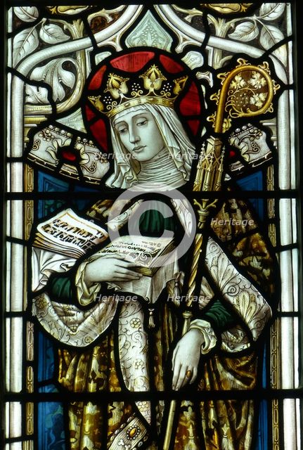 Saint Ethelburga. Creator: Unknown Master.