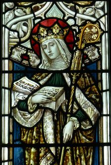 Saint Ethelburga. Creator: Unknown Master