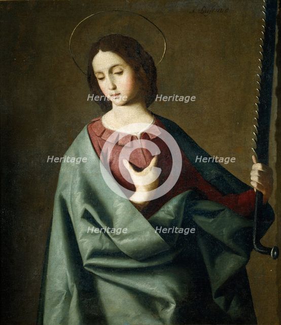 Saint Euphemia, between 1635 and 1640. Creator: Francisco de Zurbaran.