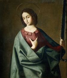 Saint Euphemia, between 1635 and 1640. Creator: Francisco de Zurbaran