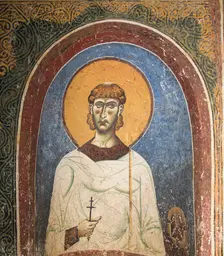 Saint Euplius of Catania, 12th century. Creator: Byzantine Master ()