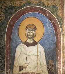 Saint Euplius of Catania, 12th century. Creator: Byzantine Master ()