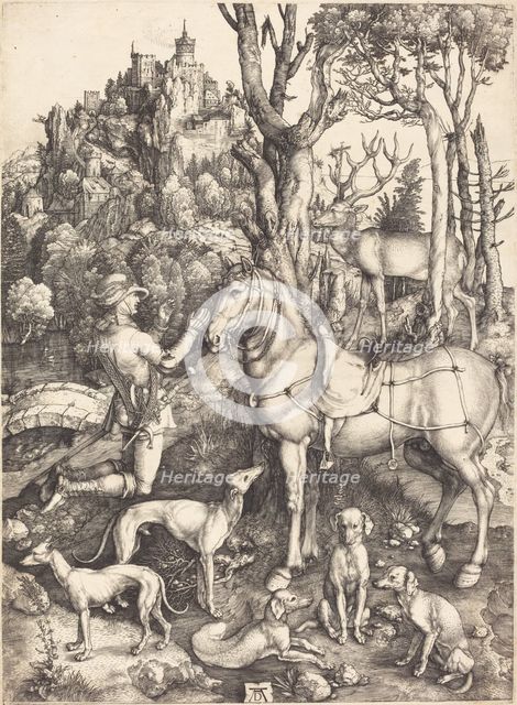 Saint Eustace, c. 1500/1501. Creator: Albrecht Durer.