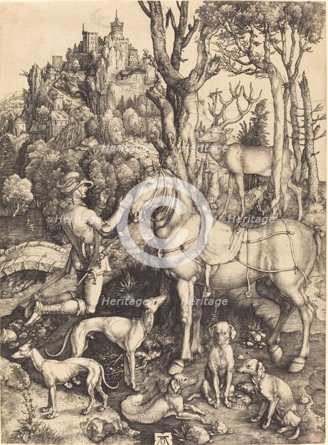 Saint Eustace, c. 1500/1501. Creator: Albrecht Durer.