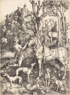 Saint Eustace, c. 1500/1501. Creator: Albrecht Durer