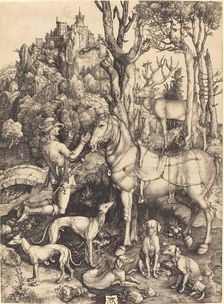 Saint Eustace, c. 1500/1501. Creator: Albrecht Durer