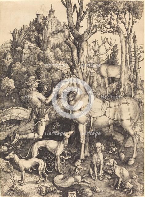 Saint Eustace, c. 1500/1501. Creator: Albrecht Durer.