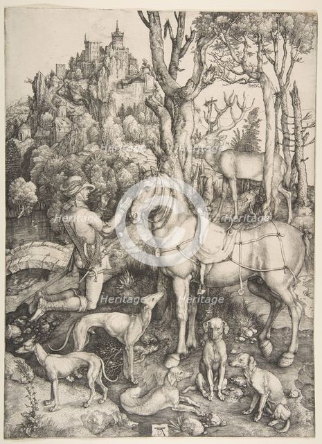 Saint Eustace, ca. 1501. Creator: Albrecht Durer.