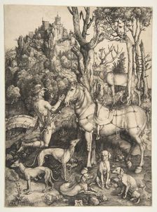 Saint Eustace, ca. 1501. Creator: Albrecht Durer