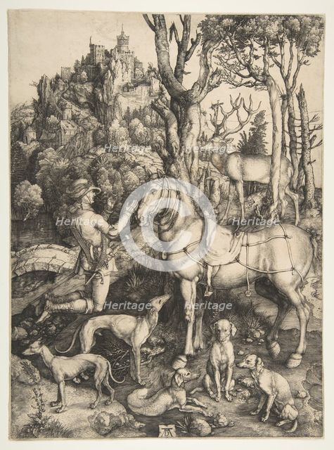 Saint Eustace, ca. 1501. Creator: Albrecht Durer.