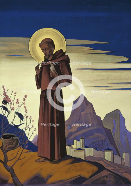 'Saint Francis', 1932.  Artist: Nicholas Roerich