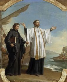 Saint Francis Xavier lands in China, 1753. Creator: Vien, Joseph Marie (1716-1809)