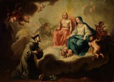 Saint Francis at the Porziuncola, 1789. Creator: Manuel de la Cruz