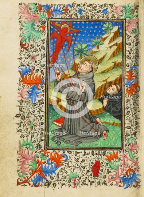 Saint Francis; Book of Hours about 1430-1440. Creator: Fastolf Master.
