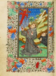 Saint Francis; Book of Hours about 1430-1440. Creator: Fastolf Master